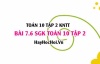 Bài 7.6 SGK Toán 10 tập 2 Kết nối tri thức